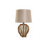 Фото #1 товара Настольная лампа Home ESPRIT Коричневый Бежевый Позолоченный Натуральный 50 W 220 V 43 x 43 x 67 cm