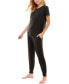 ფოტო #4 პროდუქტის Scoop Neck T-Shirt & Jogger Pants Pajama Set