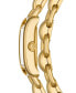 ფოტო #3 პროდუქტის Women's The Eleanor 3-in-1 Gold-Tone Stainless Steel Bracelet Watch 19mm