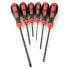 A set of flat screwdrivers, large - 6 pcs.