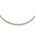 ფოტო #3 პროდუქტის Classic Cubic Zirconia Graduated CZ Round Prong Set Statement Tennis Necklace Collar For Women Prom Rose Gold Plated