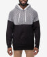 Фото #3 товара Men's Color Blocked Hooded Sweater