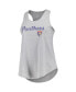 Фото #2 товара Women's Heather Gray Florida Panthers Plus Size Racerback Tank Top