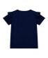 ფოტო #2 პროდუქტის Big Girls Short Sleeve Shirt with Flutter Detailing