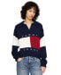 ფოტო #1 პროდუქტის Women's Collared Logo Flag Rugby Sweater