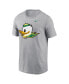 Фото #3 товара Men's Heather Gray Oregon Ducks Primetime Evergreen Alternate Logo T-Shirt