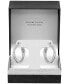 ფოტო #6 პროდუქტის Crystal Small Crossover Hoop Earrings, 0.95" in Silver Plate or Gold Plate