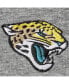 Men's Heathered Gray Jacksonville Jaguars Mario Quarter-Zip Jacket
