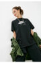 Air Kadın Oversize Siyah T-Shirt CZ8614-010