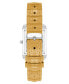 Women's Quartz Tan Croco-Grain Leather Band Watch, 23mm