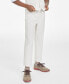ფოტო #4 პროდუქტის Little Boys Machine Washable Natural-Linen-Look Vest, Shirt, Pants, Bowtie and Pocket Square, 5 Piece Set