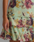Фото #3 товара Women's Floral Georgette Shift Dress