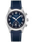 ფოტო #1 პროდუქტის Men's Swiss Chronograph DS Pilot Blue Strap Watch 43mm