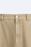 Long cargo bermuda shorts