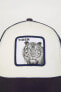 Erkek Etiket Baskılı Dokuma Beyzbol Basketbol Şapkası B7999AX24SM