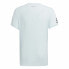 Child's Short Sleeve T-Shirt Adidas Club Tennis 3 bandas White