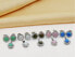 Beautiful opal jewelry set SET231WBC (earrings, pendant)