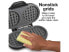 Proctor Silex 26102 Black Petite Double Waffle Maker Nonstick Grids Makes 4" Rou