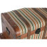 Фото #4 товара Комплект сундуков для дома Home ESPRIT Деревянный Многоцветный Полотно Колониальный 61 x 43 x 42,5 см (3 штуки)