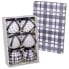 Ёлочные шарики Белый Серый бумага Polyfoam 7,5 x 7,5 x 7,5 cm (6 штук)
