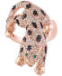 ფოტო #4 პროდუქტის EFFY® Signature Diamond Black and White Diamond (1-1/2 ct. t.w.) and Emerald Accent Panther in 14k Rose Gold