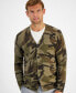 Фото #3 товара Men's Camo V-Neck Cardigan Sweater, Created for Macy's