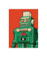 Фото #1 товара Ron Magnes Vintage Green Robot Canvas Art - 19.5" x 26"