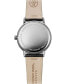 ფოტო #2 პროდუქტის Women's Swiss Toccata Black Leather Strap Watch 39mm