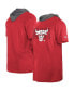 Фото #1 товара Men's Heather Red Chicago Bulls Active Hoodie T-shirt