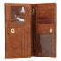 Women´s leather wallet PWL-388 Cognac