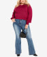 Фото #5 товара Plus Size Peyton Round Neck Sweater