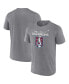 Фото #9 товара Men's Heathered Gray Colorado Avalanche 2022 Stanley Cup Champions Locker Room Performance T-shirt