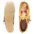 Фото #7 товара Clarks Wallabee Boot 26166092 Womens Yellow Canvas Lace Up Chukkas Boots