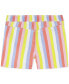 ფოტო #2 პროდუქტის Big Girls Striped Denim Shorts