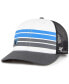 Фото #3 товара Big Boys and Girls White, Charcoal Carolina Panthers Cove Trucker Snapback Hat