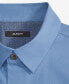 Фото #4 товара Men's Modern Classic-Fit Stretch Solid Button-Down Shirt, Created for Macy's