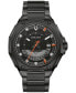 ფოტო #1 პროდუქტის x Marc Anthony Men's Precisionist Diamond (1/20 ct. t.w.) Black-Tone Stainless Steel Bracelet Watch 43mm