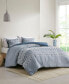 Фото #2 товара Dora Cotton Chambray 3-Piece Duvet Cover Set, King/California King