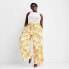 Фото #2 товара Women's Wide Leg Relaxed Palm Tree Pants - Future Collective with Alani Noelle