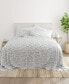 Фото #2 товара Home Collection Premium Ultra Soft Chantilly Lace Style Pattern 4 Piece Bed Sheets Set, California King