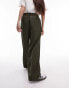 Topshop smart jogger in khaki