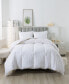 Light Weight White Goose Nano Down and Feather Blend Comforter, Queen