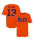 ფოტო #1 პროდუქტის Big Boys Mathew Barzal Orange New York Islanders 2024 NHL Stadium Series Name and Number T-shirt