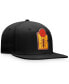 ფოტო #4 პროდუქტის Men's Black Bivouac Core Snapback Hat