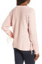 Фото #2 товара Caslon Mix Stitch Swing Cotton Sweater Sz. Large (PINK SILVER) 151180