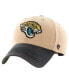 Фото #3 товара 47 Brand Men's Khaki/Black Jacksonville Jaguars Dusted Sedgwick MVP Adjustable Hat