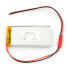 Akyga Li-Pol battery 1500mAh 1S 3,7V - JST-BEC connector + socket - 70x40x6mm