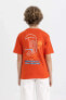 Erkek Çocuk T-shirt C3309a8/og158 Orange