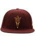 Фото #4 товара Men's Maroon Arizona State Sun Devils Team Color Fitted Hat
