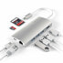 Фото #6 товара Satechi ST-TCMA2S - USB 3.2 Gen 1 (3.1 Gen 1) Type-C - Silver - MicroSD (TransFlash) - SD - HDMI - RJ-45 - USB 3.2 Gen 1 (3.1 Gen 1) Type-C - CE - FCC - USB